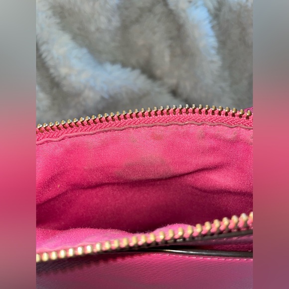 COACH pink crossbody messenger bag with matching card holder - Picture 3 of 4